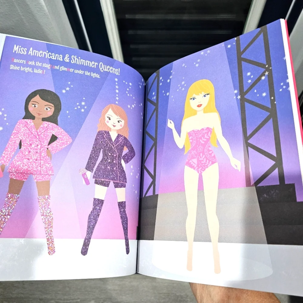 My Sticker Dress-Up Swifties Book NWT Taylor Swift L👀K 500 Fun Sparkly Stickers